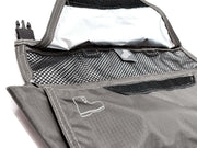 Wild Land  Borsa per scarpe in tessuto nero con tasca extra
