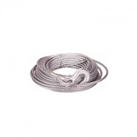 STEEL CABLE 4mm X 15m WITH HOOK (EWX2000)