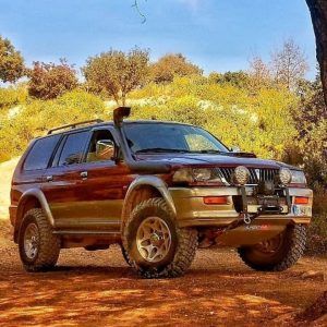 MITSUBISHI PAJERO SPORT 1996-2007 234-Piastra paramotore anteriore per paraurti originale