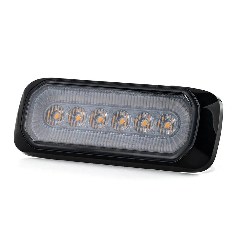 TRALERT - Flash LED R65 + anello Halo, ambra/bianco 12-24v