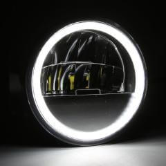 Fendinebbia Halo DRL da 4.5usiliari a led motocicletta HD 