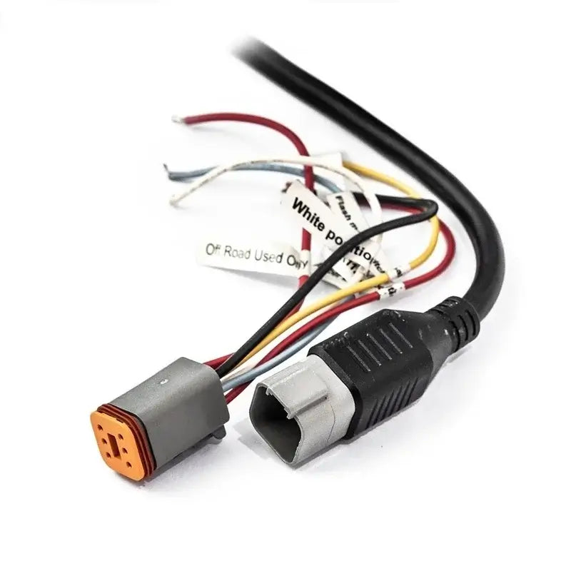 Faro di profondità LED rotondo Ypsilon, 9 LED, luce di posizione ambra/bianca e flash, 7800 lumen, 9-36 V – immagine 4