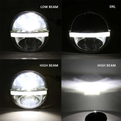 5.75" DOT LED HEADLIGHT WITH POSITION AND REFLECTIVE PARABLE