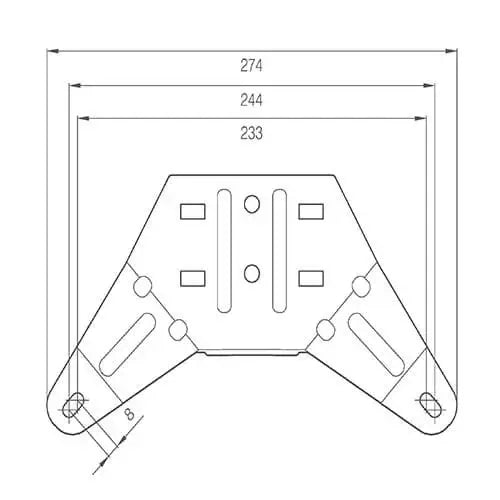 Barra lampeggiante LED ambra R65, 1345 mm, lampeggio su tutta la lunghezza – ElectraQuip – immagine 4