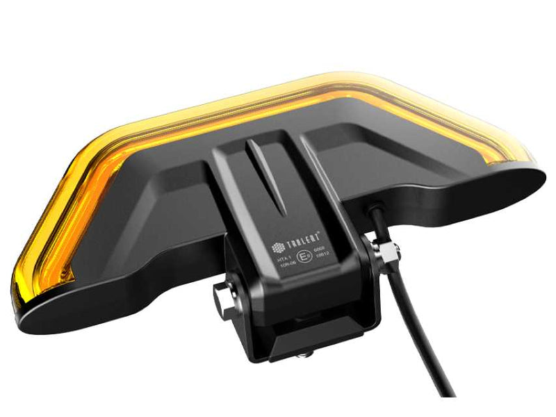 R65 -TRALERT - Torcia angolare LED R65 ambra 12/24v 2m di cavo