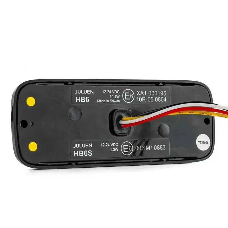 Lampeggiante LED R65 con anello luminoso Halo, ambra/rosso, 12-24 V – Tralert – immagine 6