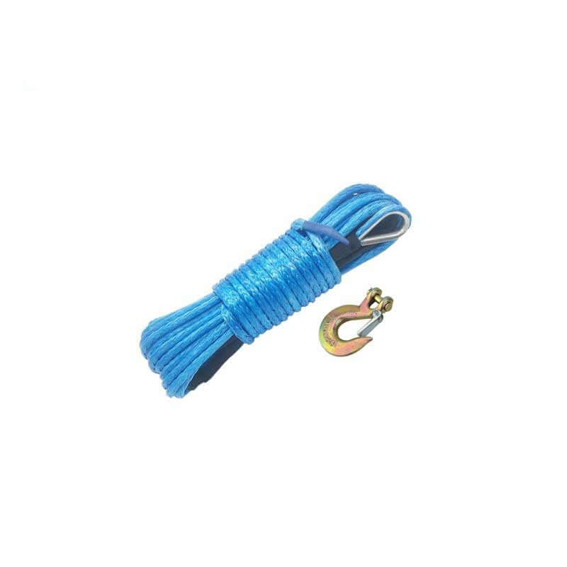 Runva fune sintetica 10 mm x 30 m con gancio