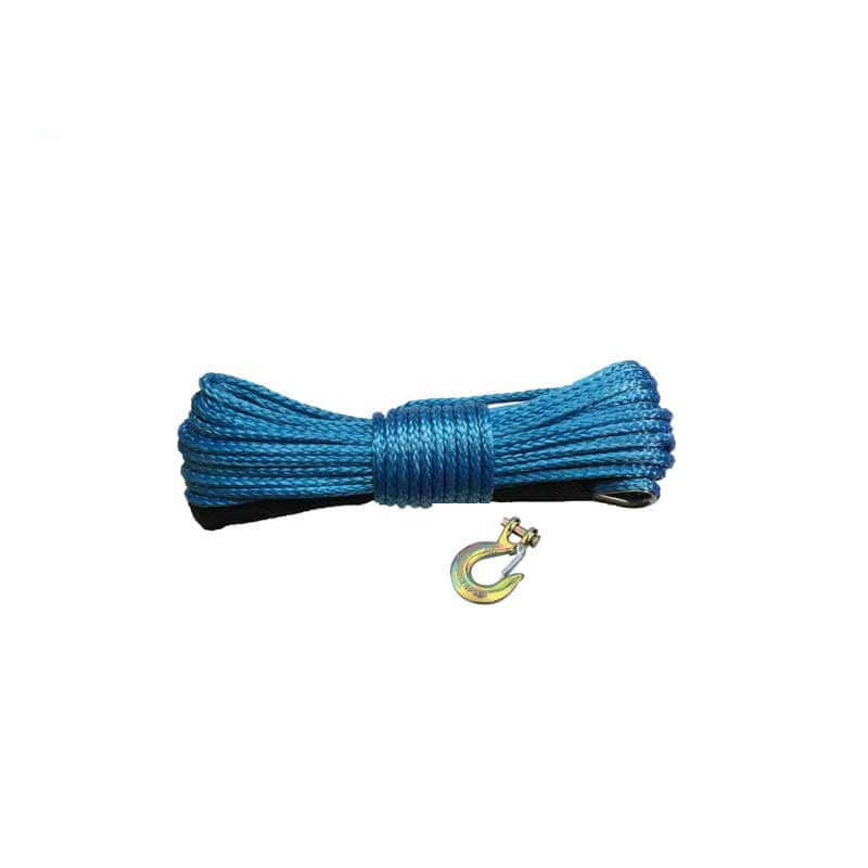 Runva fune sintetica 6 mm x 15 m con gancio