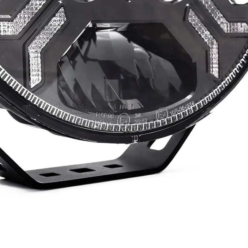 Faro di profondità LED rotondo Ypsilon, 9 LED, luce di posizione ambra/bianca e flash, 7800 lumen, 9-36 V – immagine 7