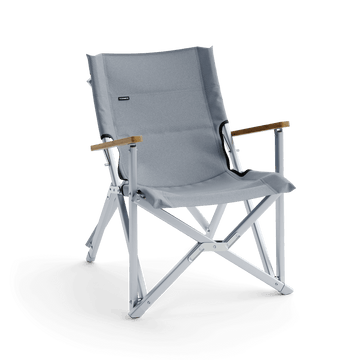 Sedia da campeggio Dometic GO Compact Camp Chair Limo, alluminio e braccioli in faggio
