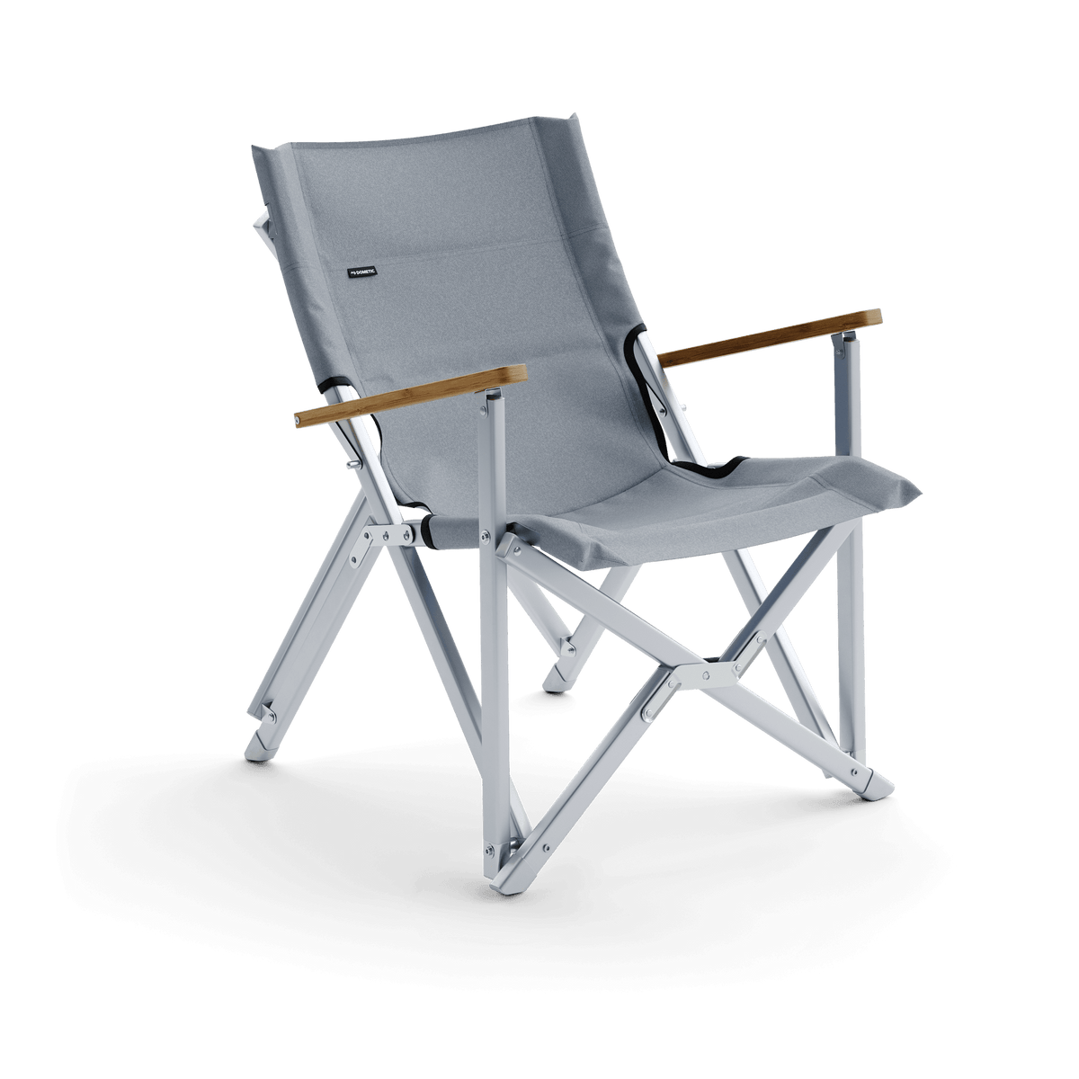 Dometic GO Compact Camp Chair Limo con braccioli in legno di faggio