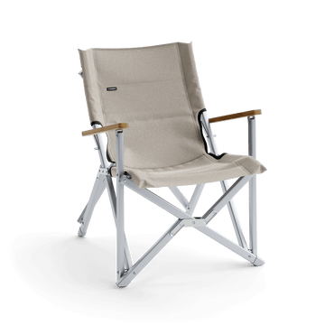 Sedia da campeggio Dometic GO Compact Camp Chair Cenere, alluminio e braccioli in faggio