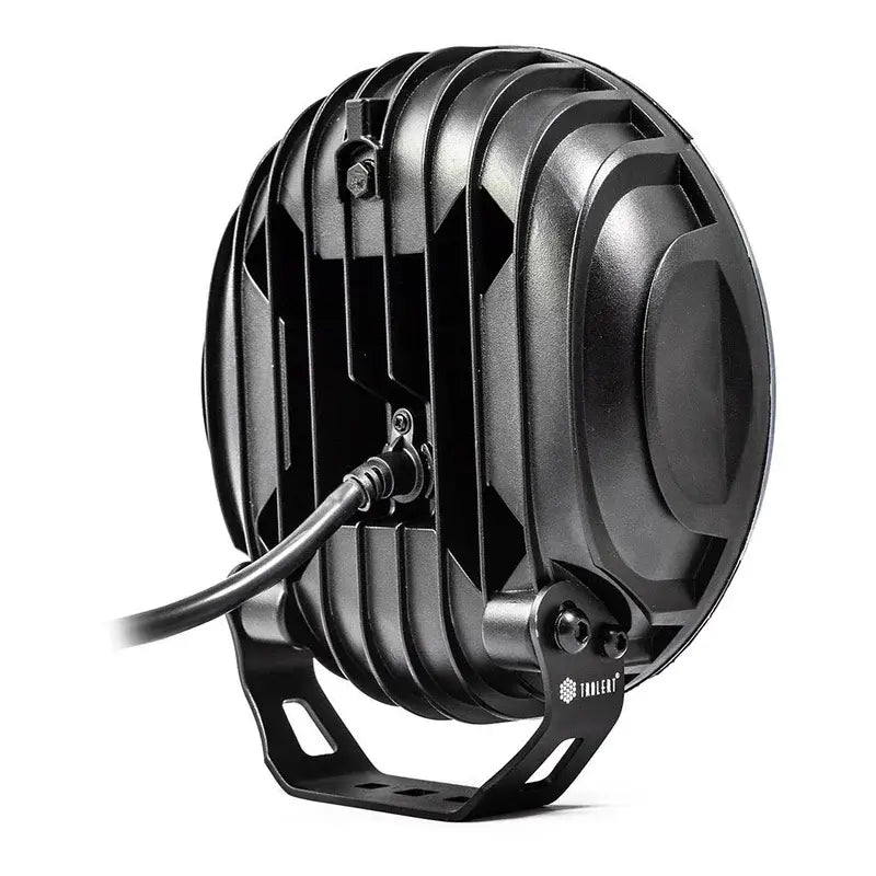 Faro di profondità LED rotondo Ypsilon, 9 LED, luce di posizione ambra/bianca e flash, 7800 lumen, 9-36 V – immagine 9