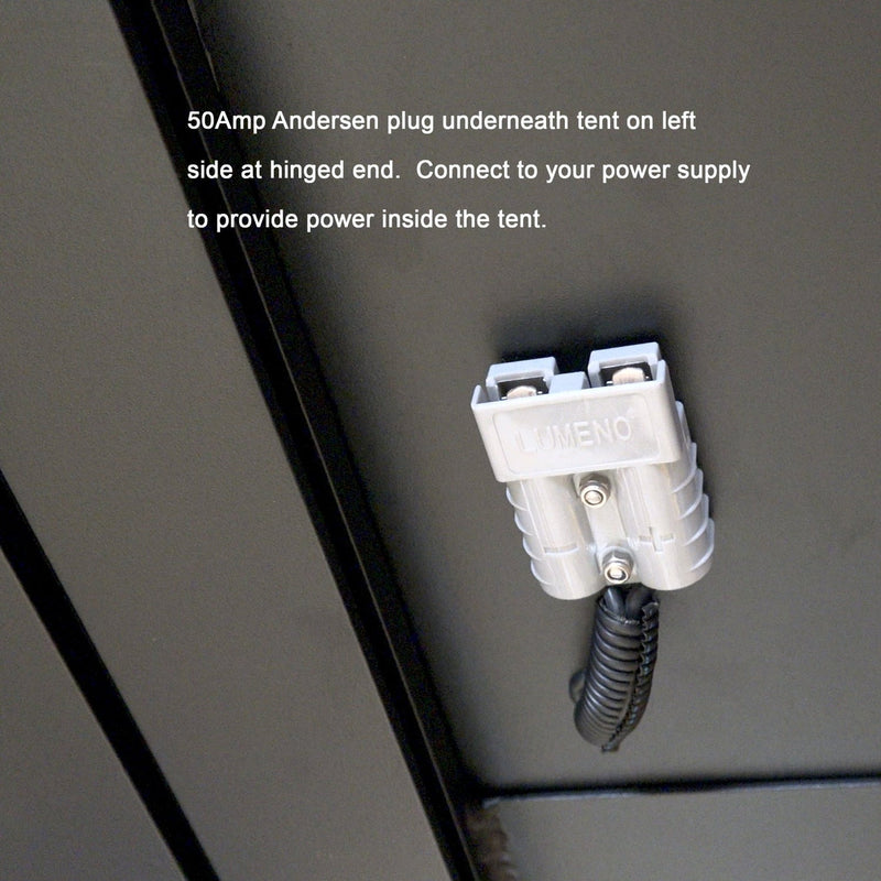 The Bush Company Tenda da tetto Ax27 Clampshell Rooftop tent