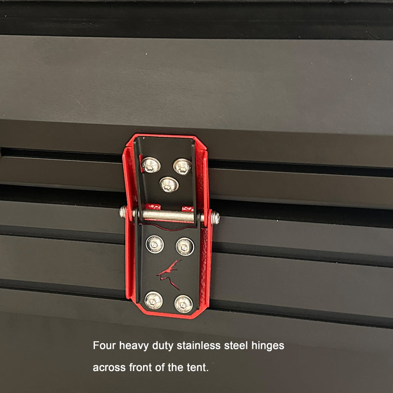 The Bush Company Tenda da tetto Ax27 Clampshell Rooftop tent