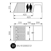 Dometic Santorini FTK 4X8 TC - Tenda gonfiabile