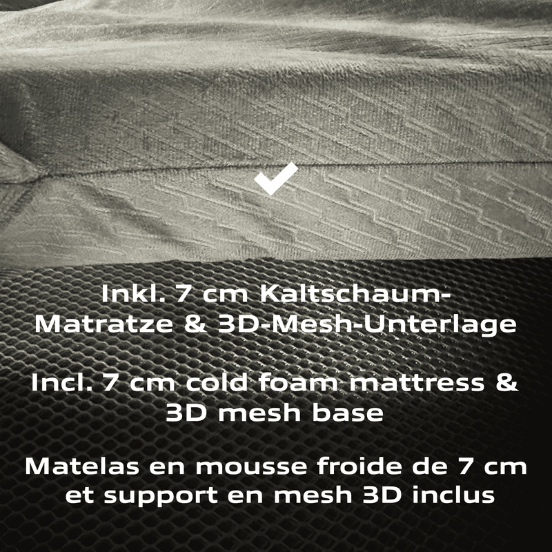 Materasso memory foam 7 cm della Themis | Horntools
