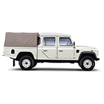 LAND ROVER DEFENDER 350-DEFENDER 130 Piastre paramotore ammortizzatori posteriori (2uni) (AVVISO N. 6)