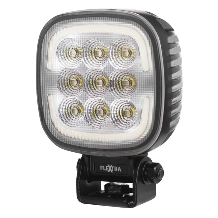 TRALERT - quadruple LED work light with position light 9-36v