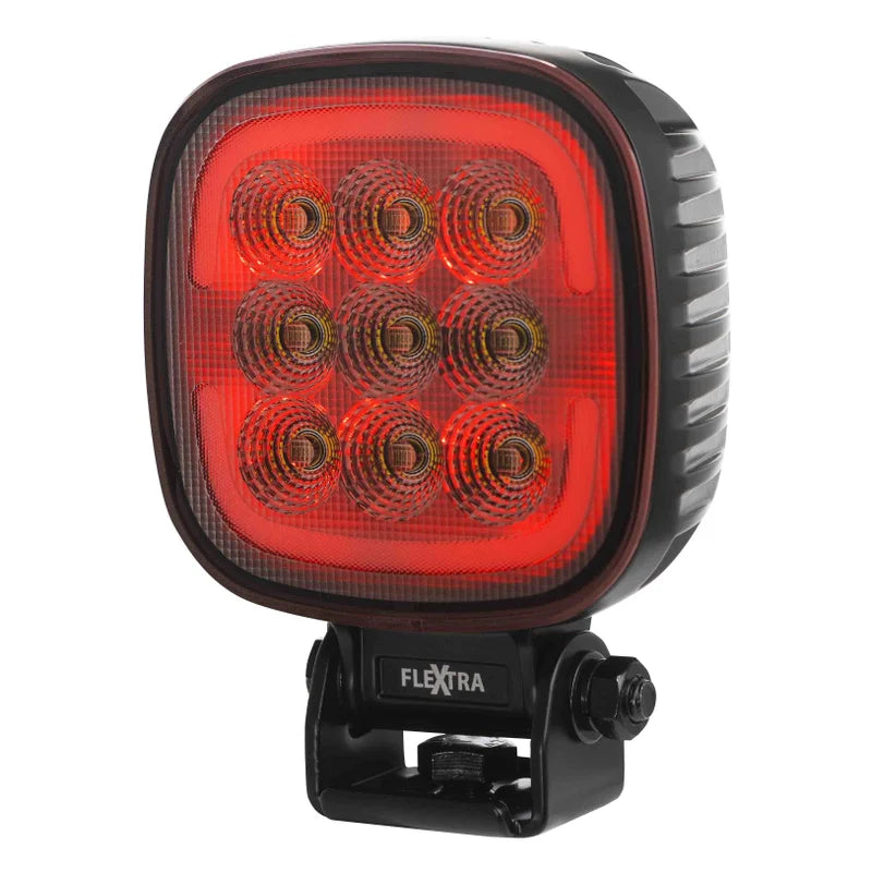 TRALERT - fanale da lavoro quadrupla a LED con fanale di posizione 9-36v