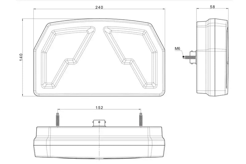 Fanale posteriore a LED Cavo Canbusproof 12 V / 1m – Tralert – immagine 3