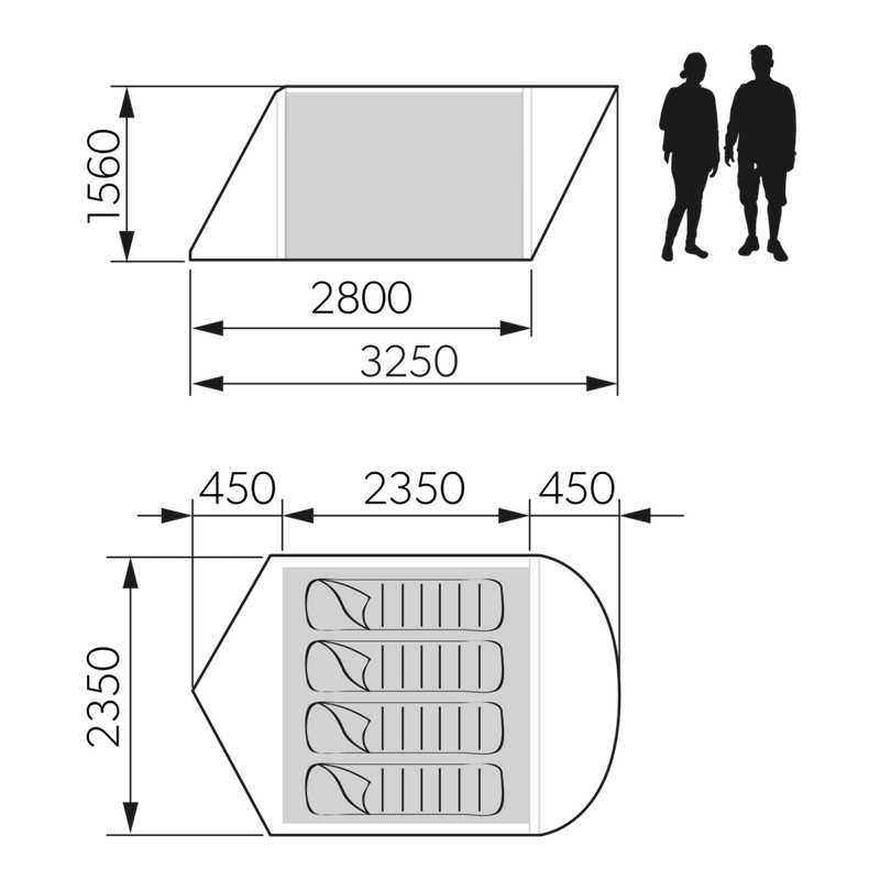 Dometic Reunion FTG 4X4 REDUX - Tenda gonfiabile 4 persone