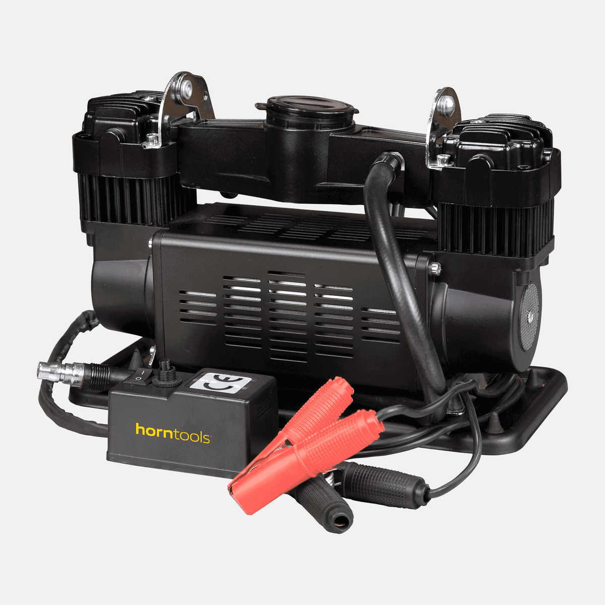 Compressore Horntools bicilindro 150 l/min 8 bar 24 V