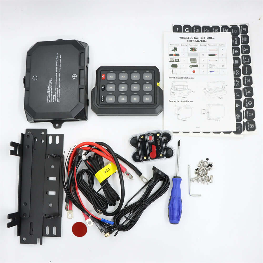 Pulsantiera Elettronica CON 12 POSIZIONI WIRELESS 100mt 
