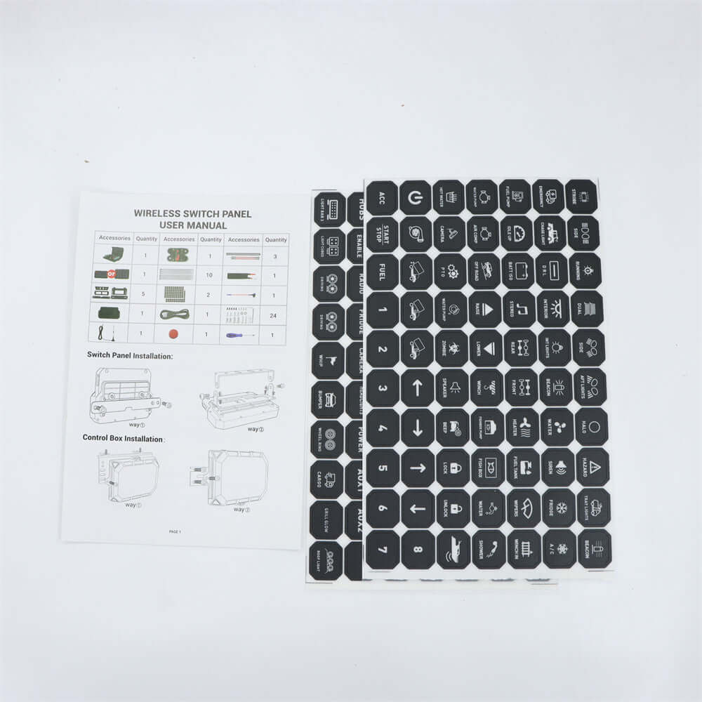 Pulsantiera Elettronica CON 12 POSIZIONI WIRELESS 100mt 