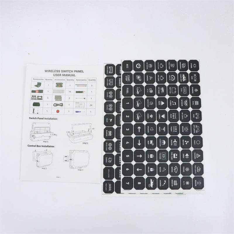 Pulsantiera Elettronica CON 12 POSIZIONI WIRELESS 100mt 