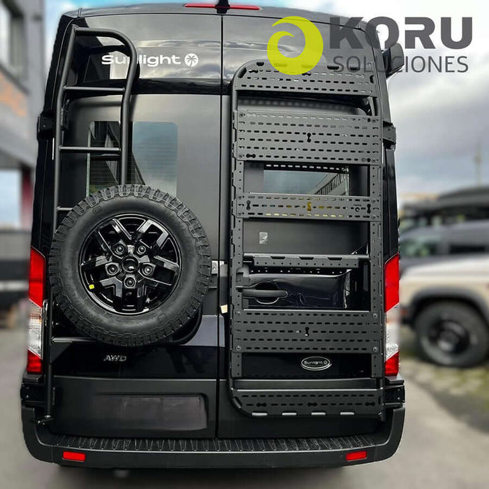 Koru Soluciones per Ford Transit Supporto Posteriore Tubolare per Accessori