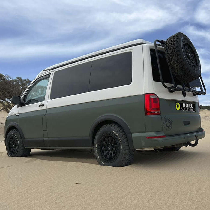 Koru Soluciones per VW T6 Supporto Ruota e Accessori per Portellone a Sollevamento Verticale