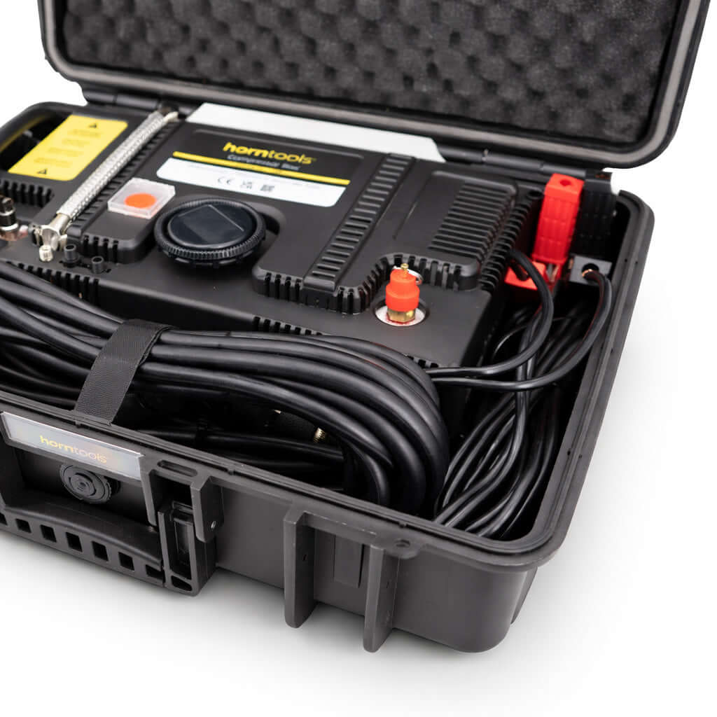Compressore Horntools Compressor Box 12 V 150 l/min in valigia