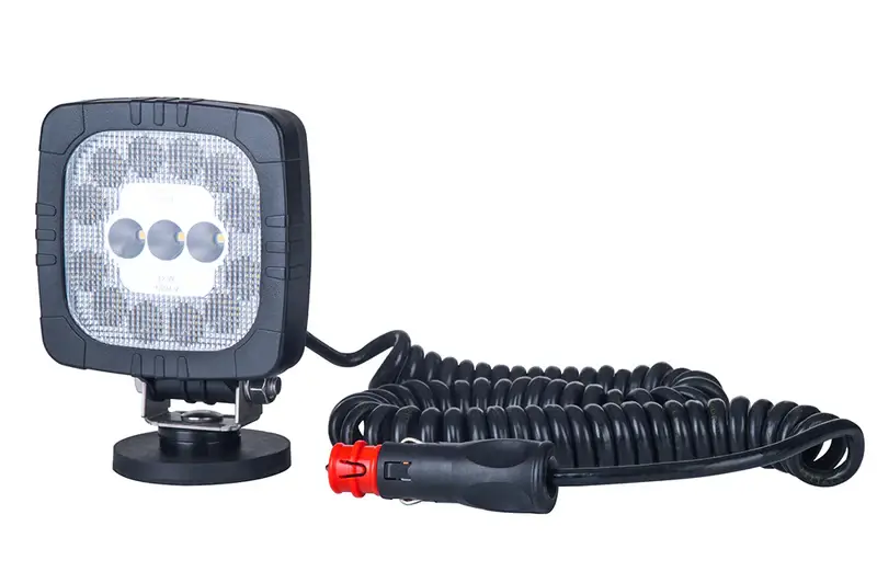Faro da lavoro LED a base magnetica 1000 lm, 12 W, 12/24 V, cavo 8 m – Horpol – immagine 3