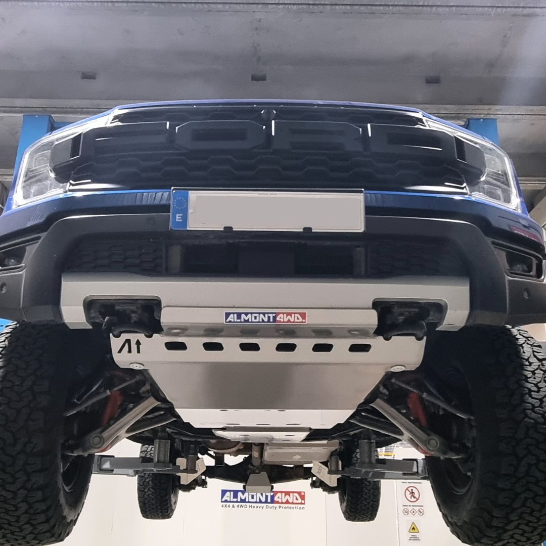 Protezione anteriore EMIRAT per deserto e dune Almont4WD 8 mm – Ford Ranger Raptor 2023> – codice PDFRA38RAPTOR