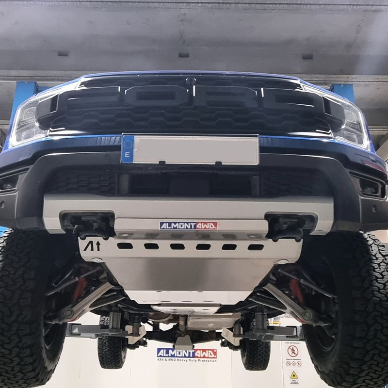 Protezione anteriore EMIRAT per deserto e dune Almont4WD 8 mm – Ford Ranger Raptor 2023> – codice PDFRA38RAPTOR