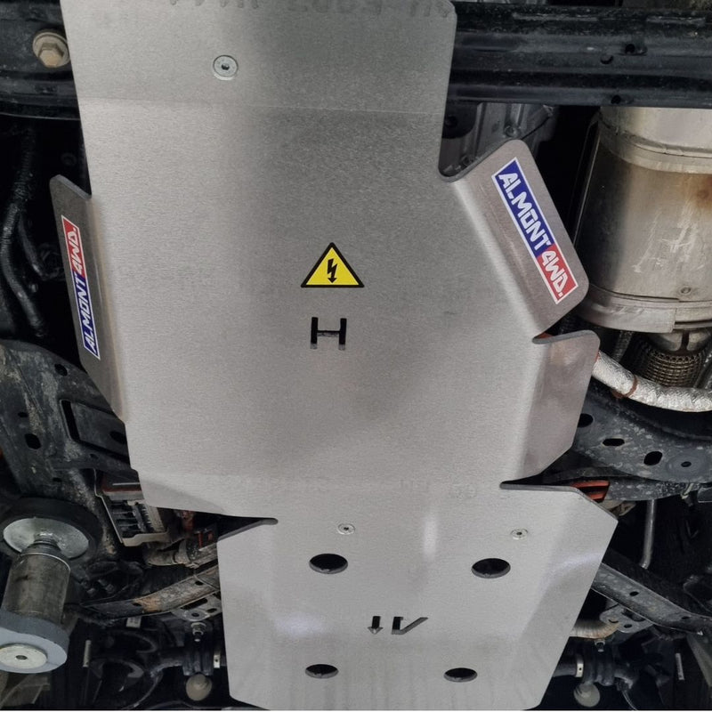Protezione cambio e riduttore Almont4WD 8 mm – Ford Ranger PX4 PHEV Stormtrak ibrida 2025> – codice PDFRB28HYBRID