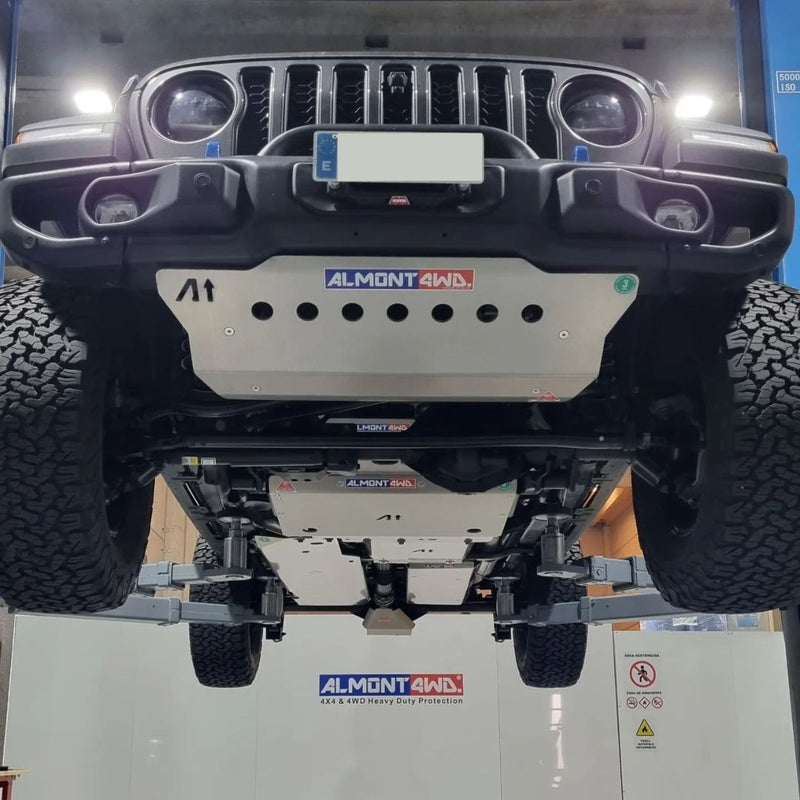 Protezione anteriore Almont4WD 8 mm – Jeep Wrangler JL 4xe Mopar 25° anniversario – codice PDJJLEA8MOPAR – foto 2
