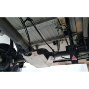 Set 2 protezioni ammortizzatori posteriori Almont4WD in acciaio 4 mm – Mercedes-Benz Sprinter W906 e W907 4x4 – codice PDMBS23AS – foto 2