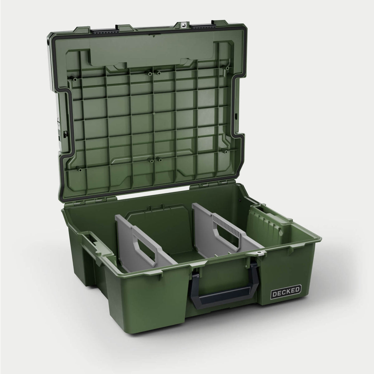 Valigetta stagna DECKED Halfrack 32 verde