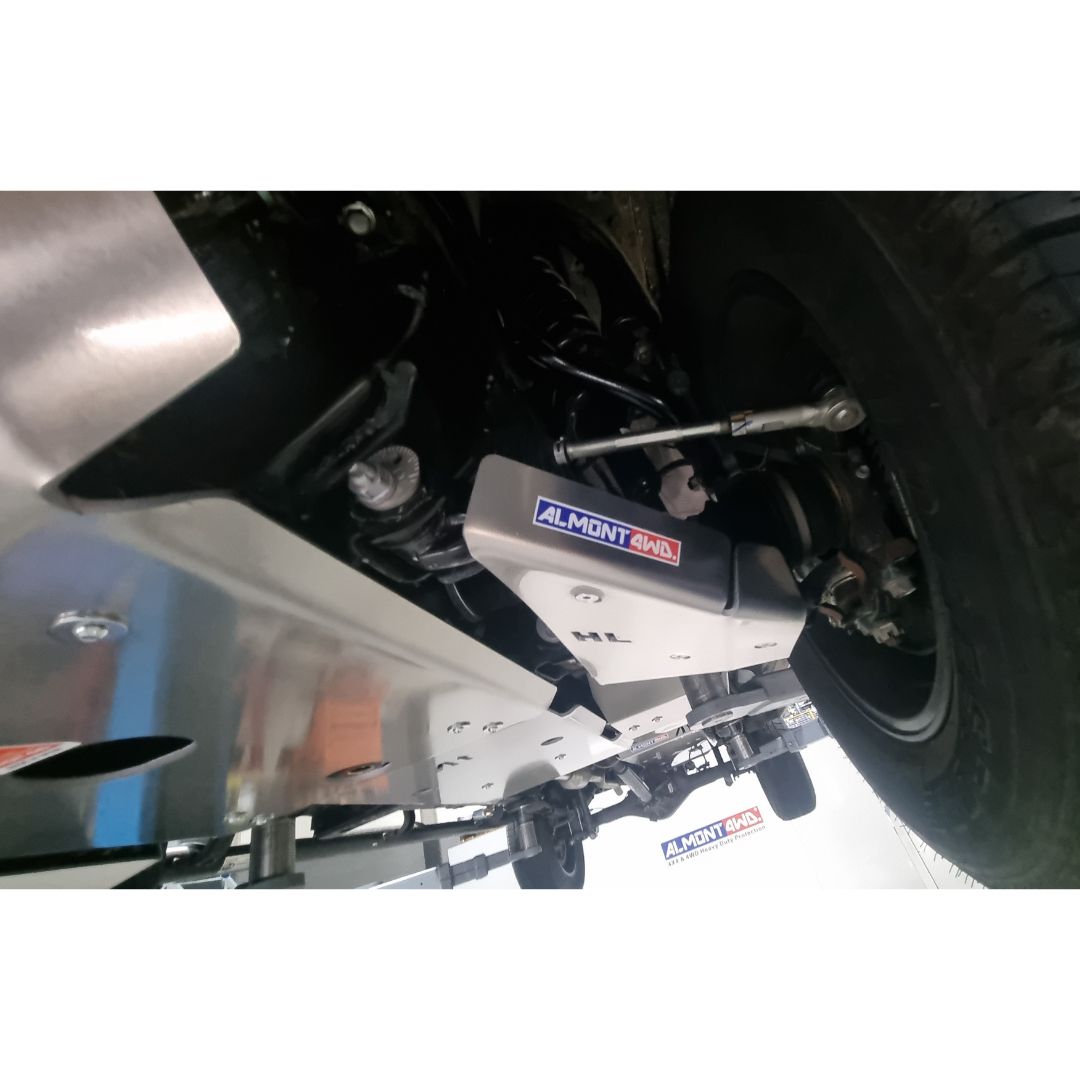 Kit protezioni bracci anteriori Almont4WD 6 mm – Toyota Hilux Revo 2016> – codice PDTHLRAS6 – foto 2