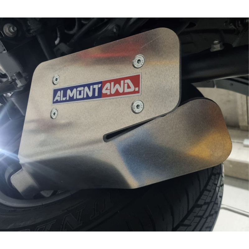Protezioni ammortizzatori posteriori (kit 2 pezzi) Almont4WD 8 mm – Toyota Land Cruiser J250 2024> – codice PDTS25 – foto 2