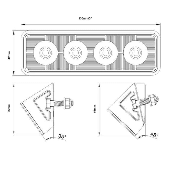 TRALERT - LED work light 2800 lm