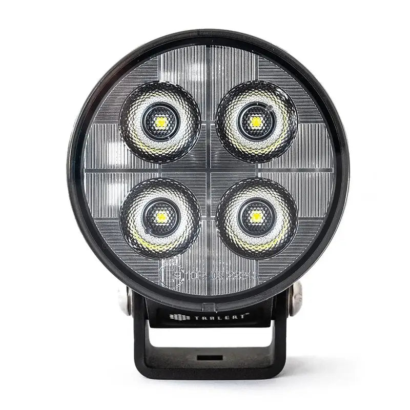 Faro da lavoro a LED rotondo, 3800 lumen, 40 W, connettore Deutsch integrato, 9-36 V – Tralert