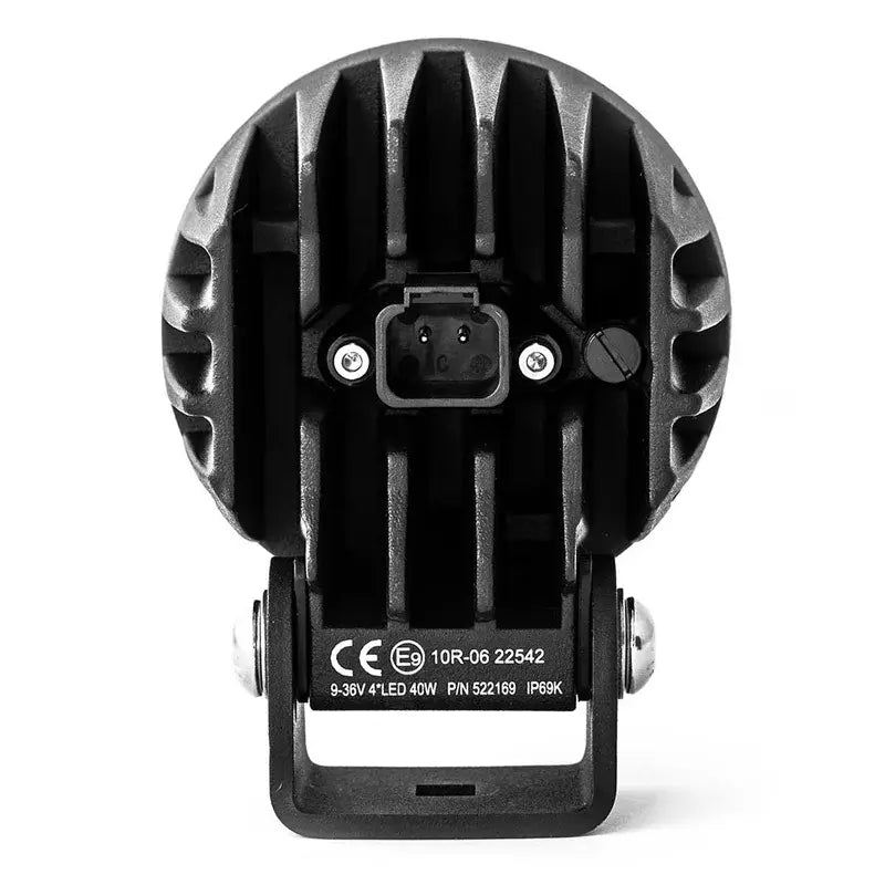 Faro da lavoro a LED rotondo, 3800 lumen, 40 W, connettore Deutsch integrato, 9-36 V – Tralert – immagine 3