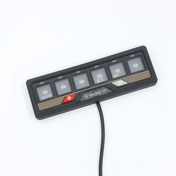 Pulsantiera elettronica 6 canali RGB con app Bluetooth, 12–24 V