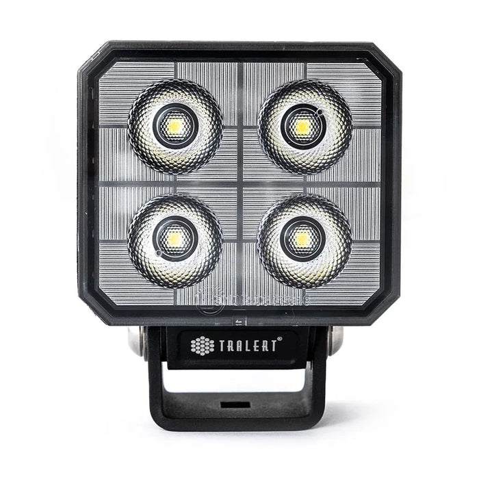 TRALERT - Faro da lavoro a LED quadrato | 3800 lumen | 40Watt