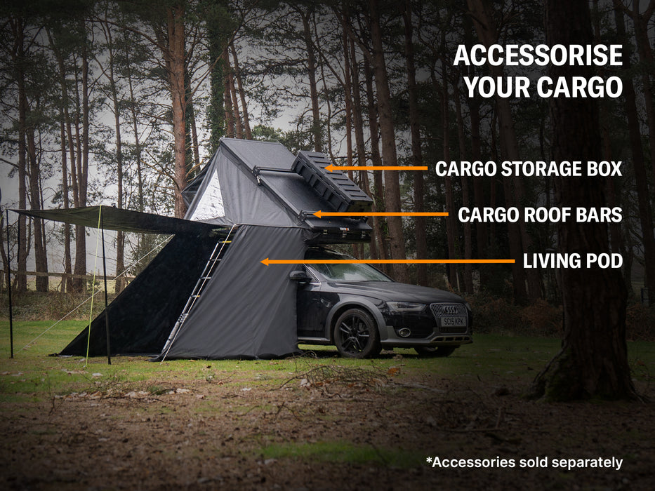 TentBox Cargo 2.0 Tenda da tetto Midnight - Copertura rigida