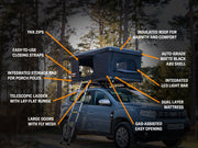 TentBox Classic2.0 Tenda da tetto - Sunset Copertura rigida