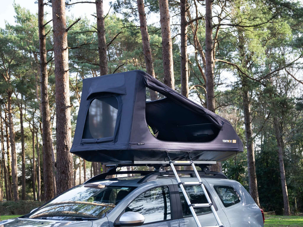 TentBox GO - Tenda da tetto a copertura morbida blu scuro